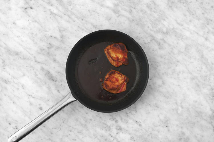 Cook the haloumi