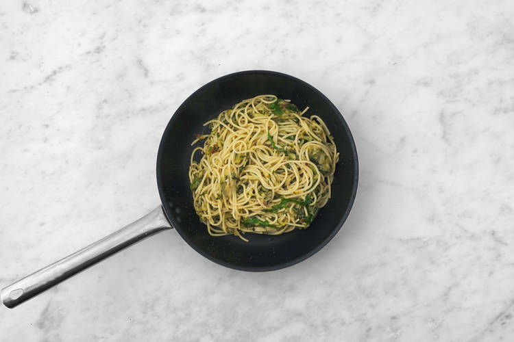 Bland spaghetti