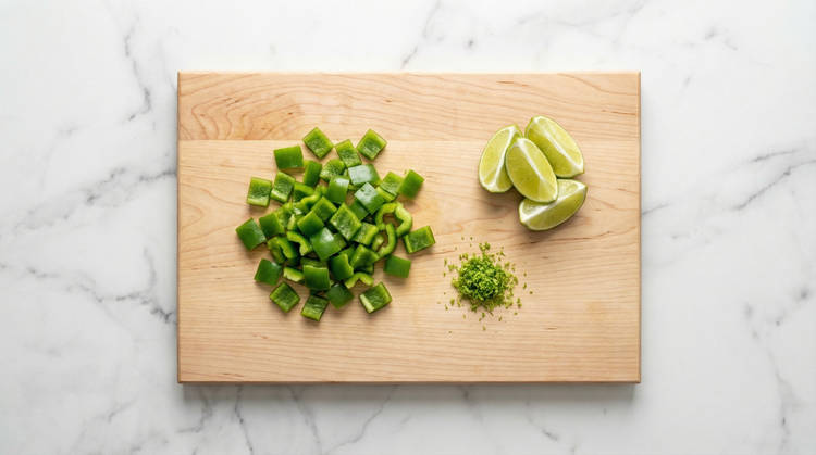 Prep Green Pepper & Lime