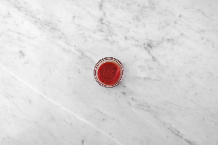 Préparer la trempette de sauce marinara