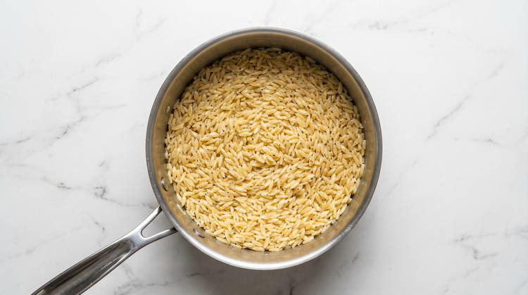 Cook Orzo & Prep