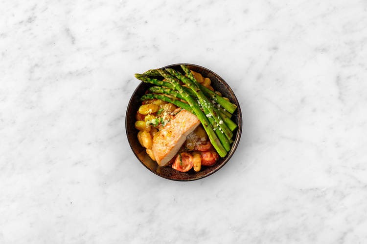 Lachs braten & Anrichten