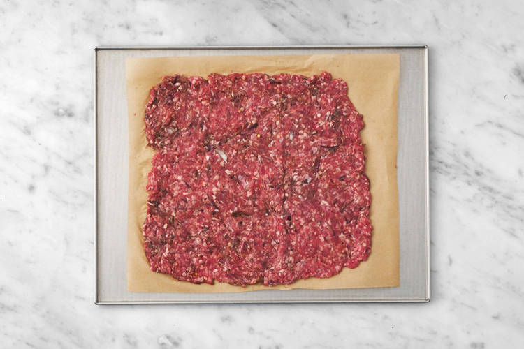 Dönerfleisch garen