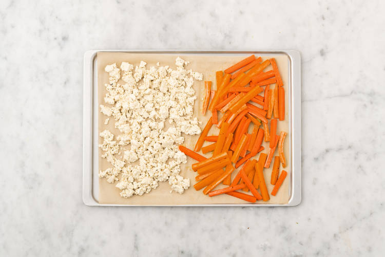 Tofu bröseln