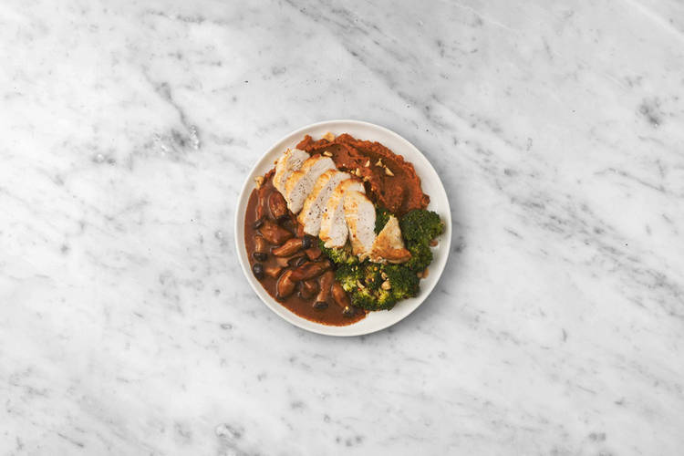 Hähnchen braten & Anrichten