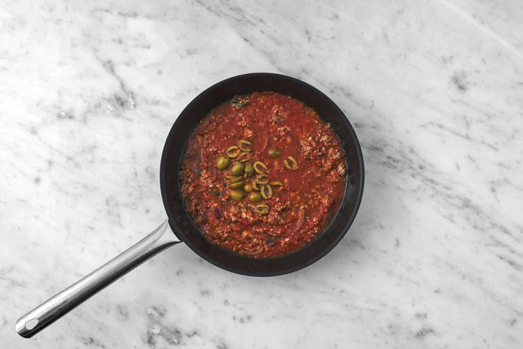 Hacksoße fertigstellen