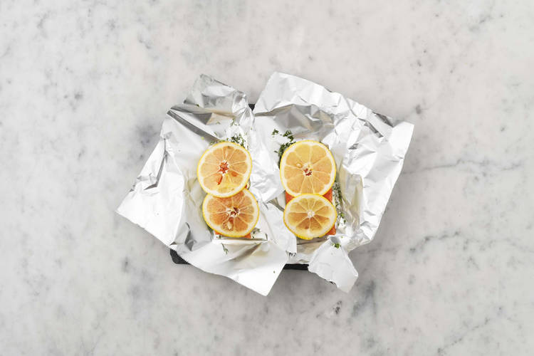 Für die Lachspäckchen