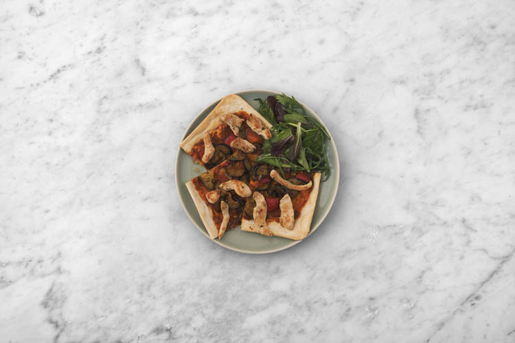 Hähnchen anbraten & Anrichten