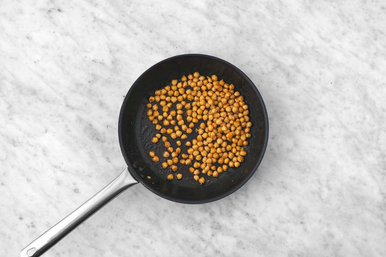 Frire les pois chiches