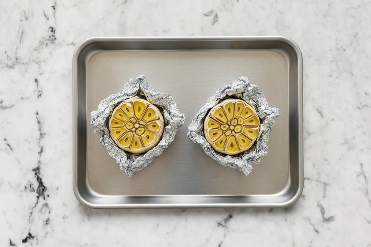 Préparer l’ail et le canard