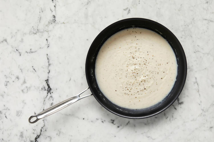 Préparer la béchamel