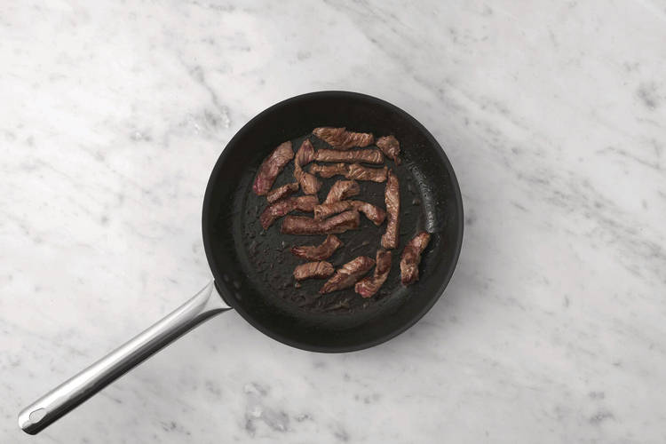 Cook the beef