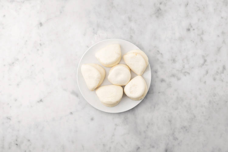 Heat the bao buns