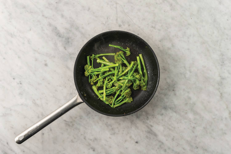 Cook the baby broccoli
