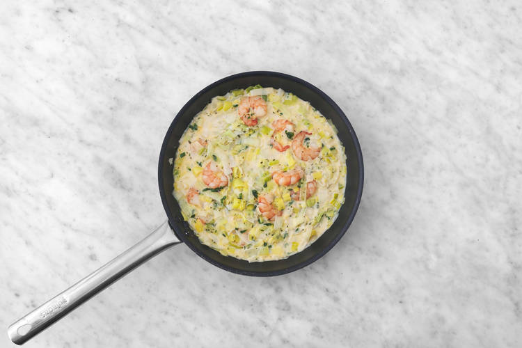 Hop, les crevettes à la poêle !