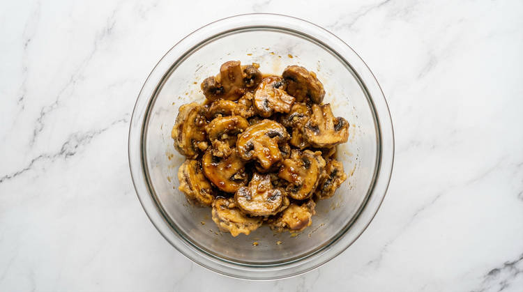 Make Batter & Coat Mushrooms