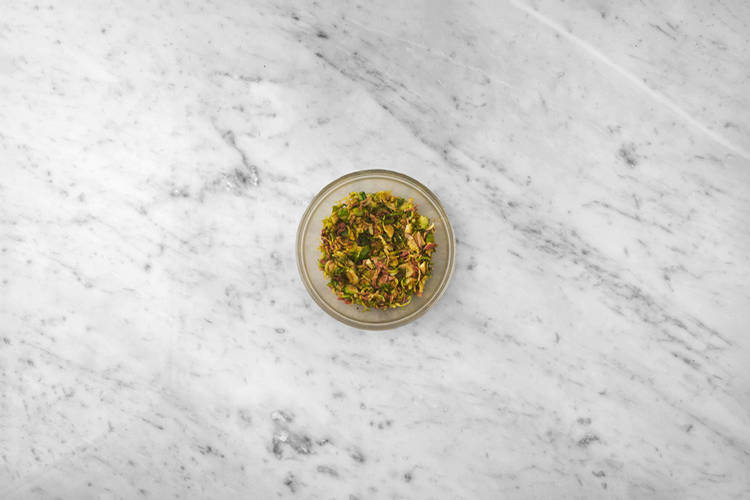 Cook the bacon greens