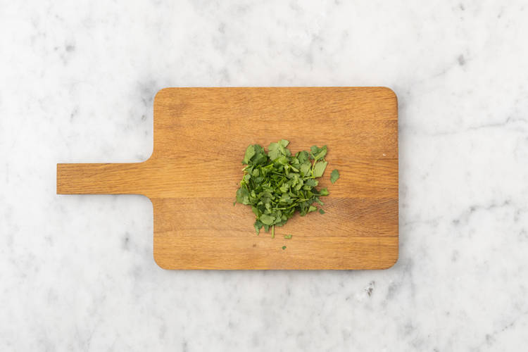 Prep the coriander