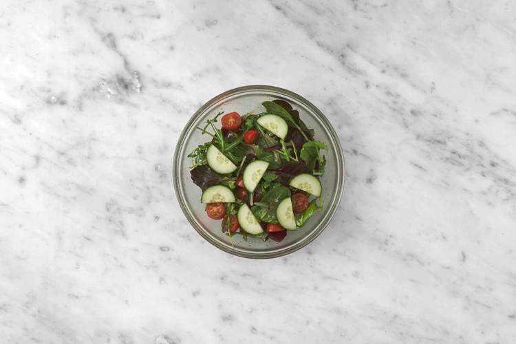 Prep the veggies & toss the salad