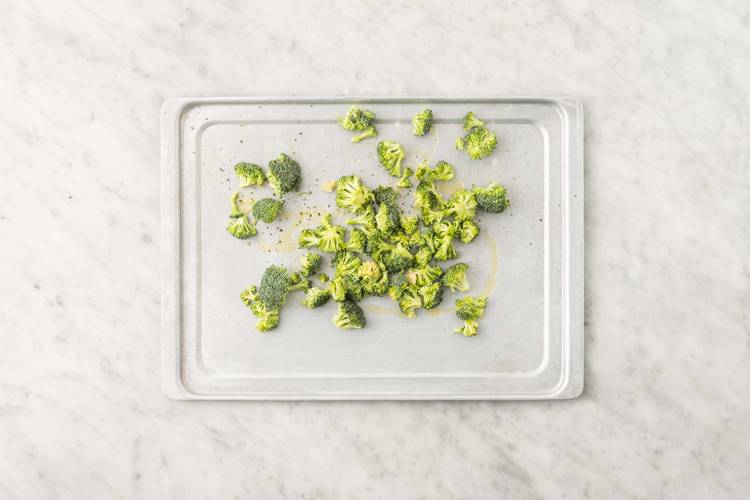 Préparer et rôtir le brocoli