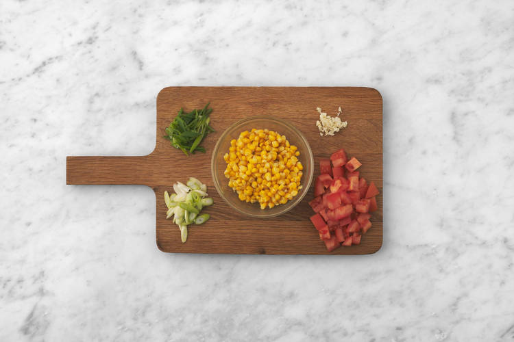 Förbered grönsaker