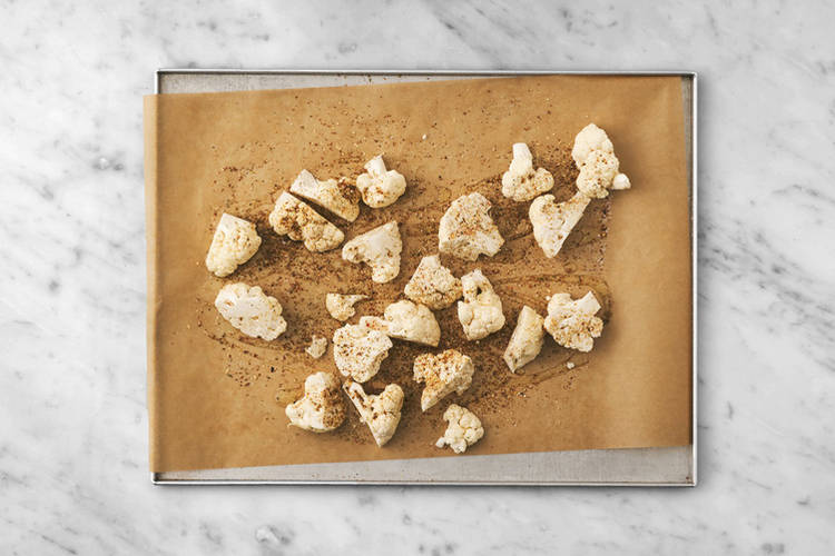 Roast the cauliflower
