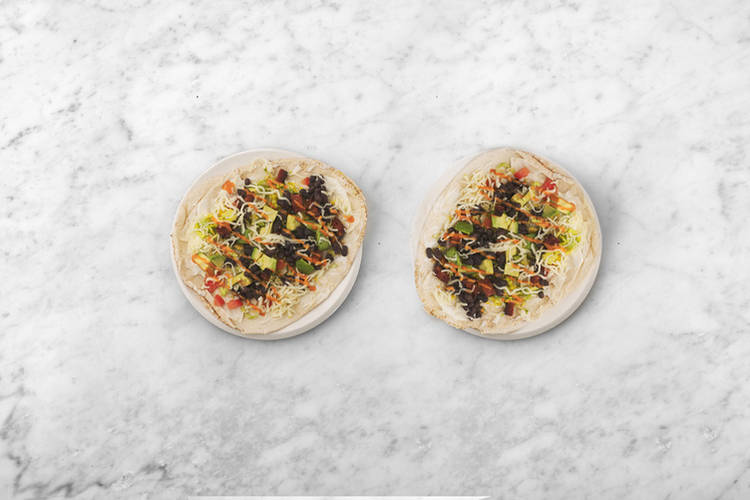 Assemble the burrito