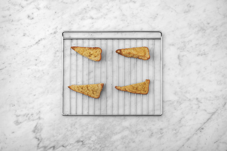 Make the garlic ciabatta