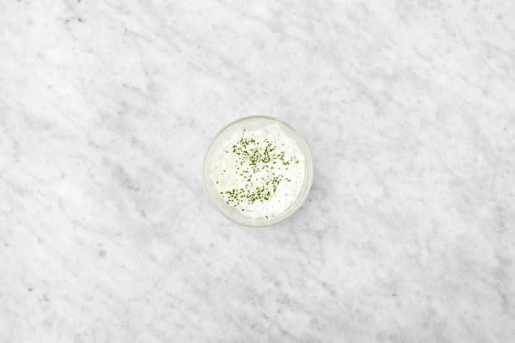 Bland gressløkdressing