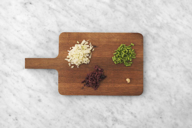 Forbered grønnsaker