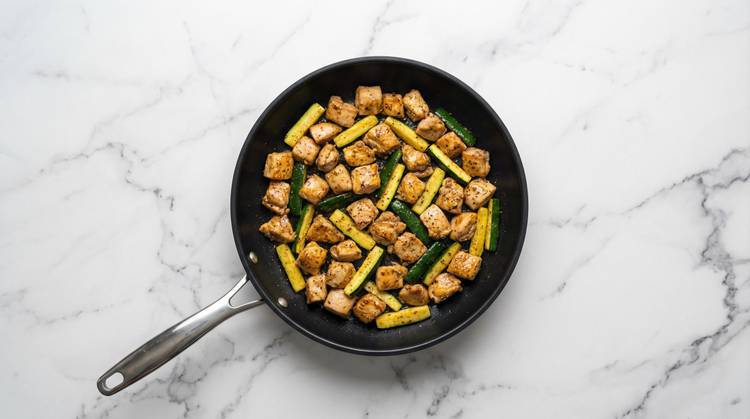 Cook Zucchini & Chicken