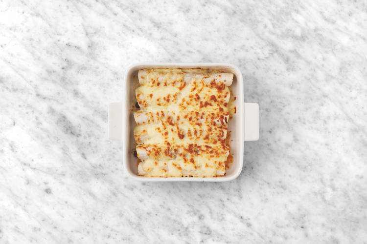 Grill the enchiladas