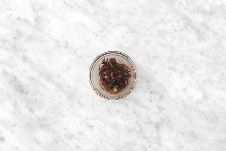 Make the caramelised onions