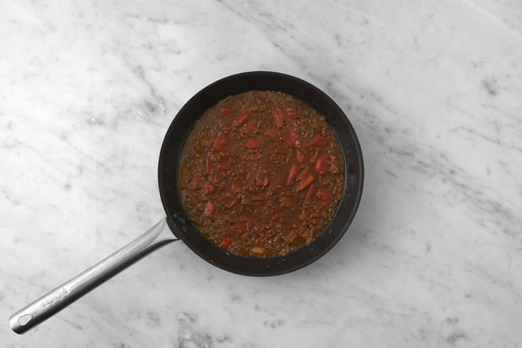Start the topping