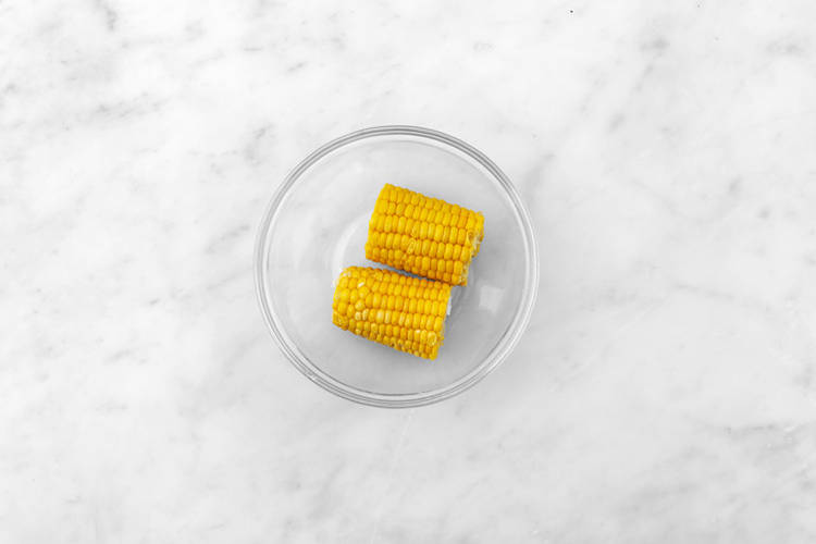 Steam the corn