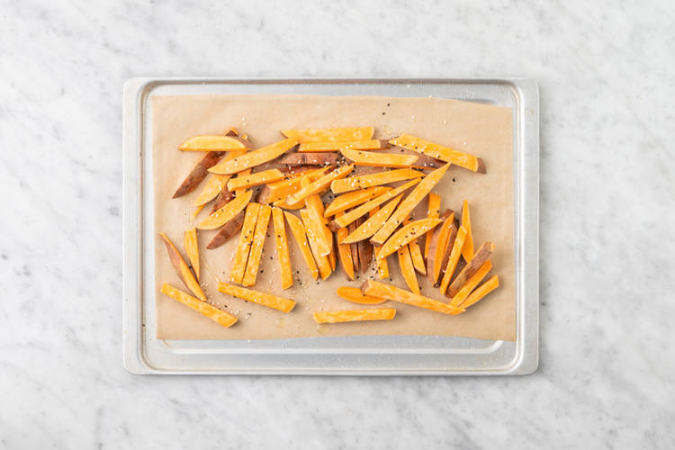 Bake the fries 