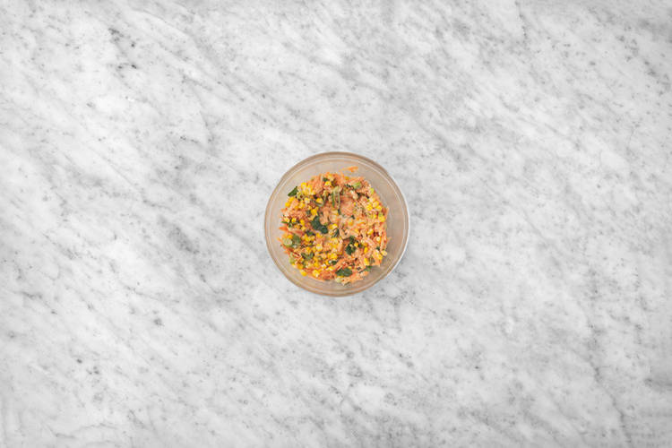 Make the fritter mixture 