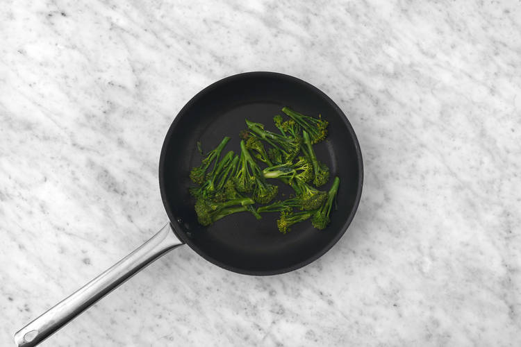 Cook the baby broccoli