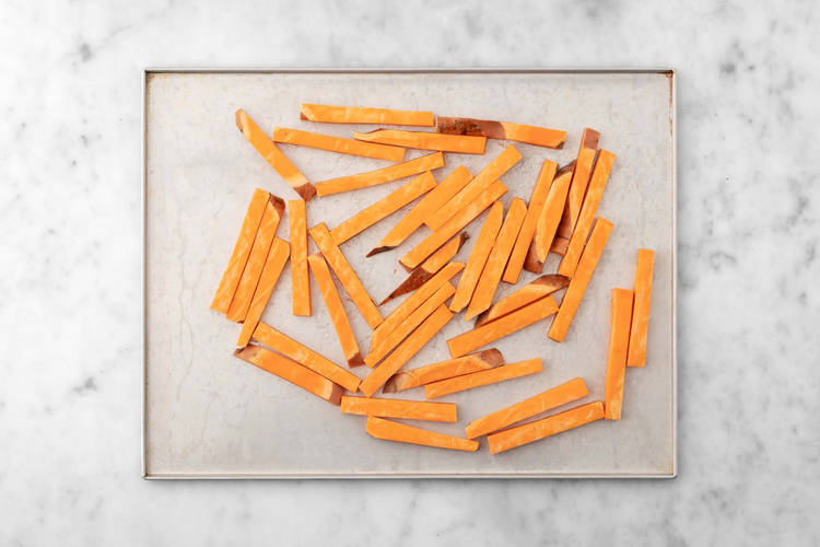 Bake your Sweet Potato Fries