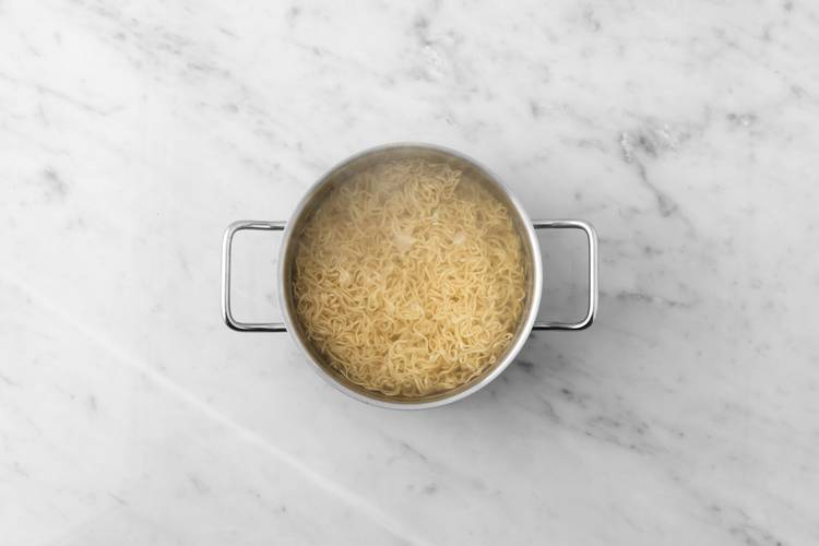 Boil noodles