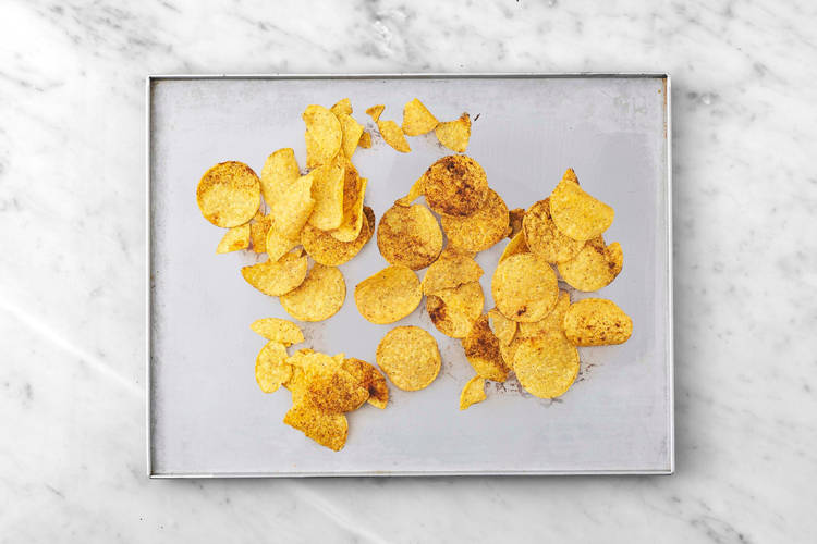 Griller les croustilles de maïs