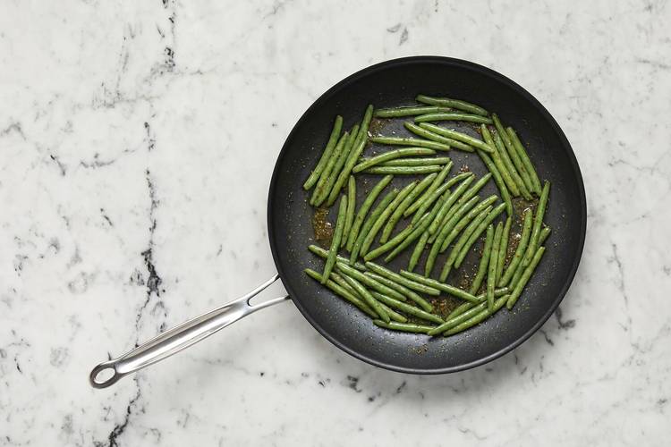 Cuire les haricots verts
