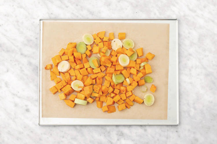 Roast the veggies