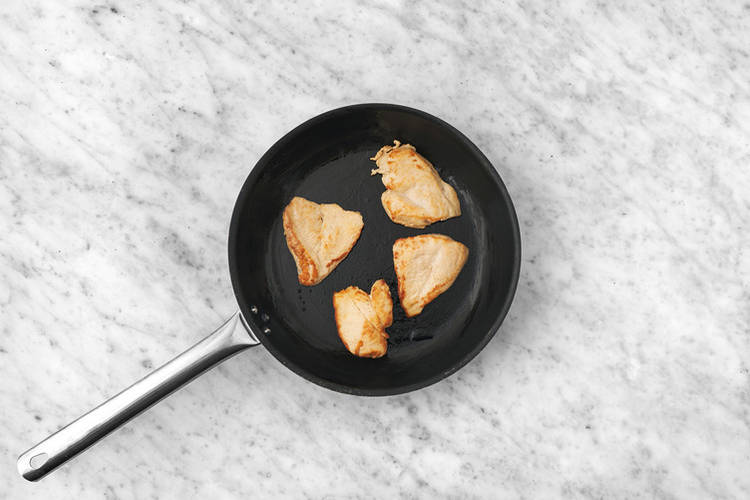 Cook the salmon