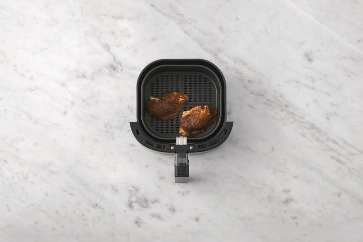 Cook the halloumi