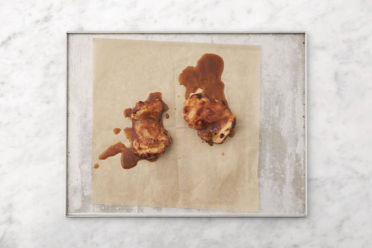 Cook the chicken