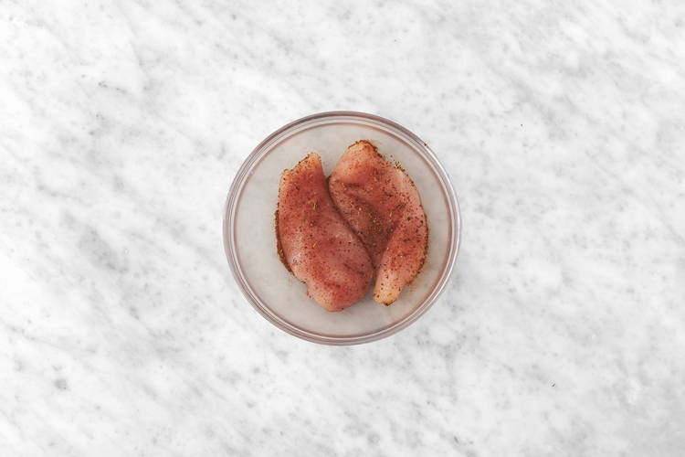 Flavour the salmon