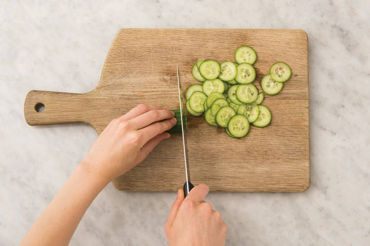 Get prepped & fry the eggs