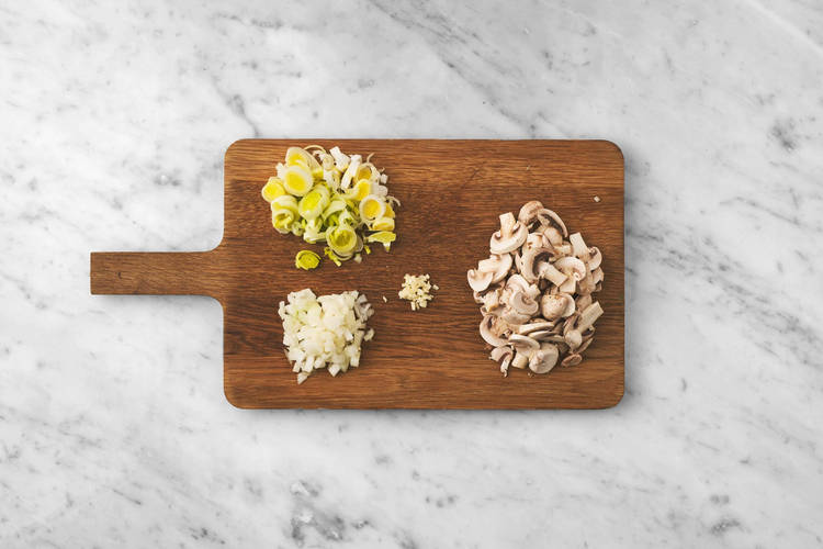 Forbered grønnsaker