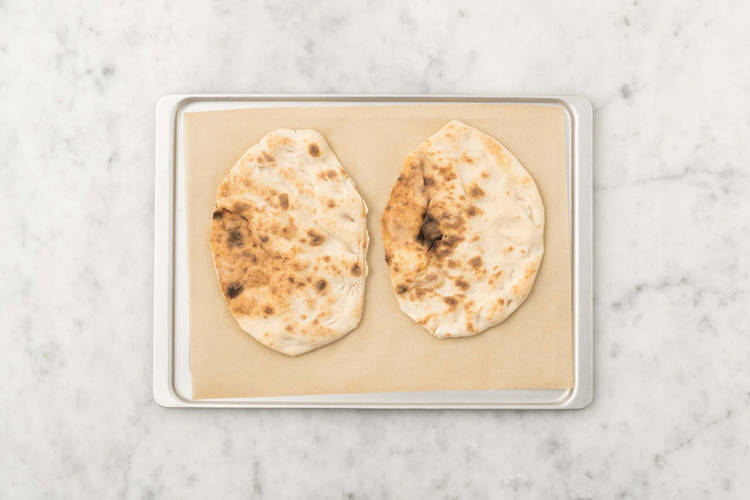Heat the Naan